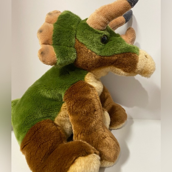 Adventure Planet Heirloom Floppy Triceratops 12 inch Dinosaur Stuffed Animal Toy - Picture 8 of 10